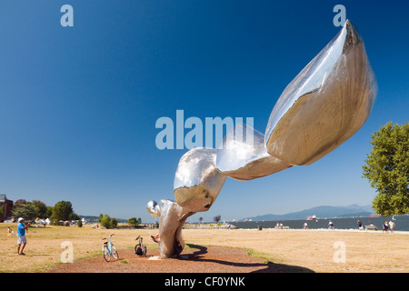 #  7 de l'eau par Nathalie Champagne à Vanier Park, Vancouver, British Columbia, Canada Banque D'Images