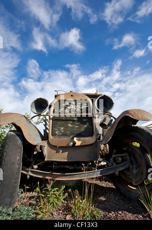 Camion Ford abandonnés. De l'Alaska. USA Banque D'Images