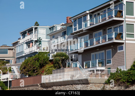 Maisons de Plage,LAGUNA BEACH, CALIFORNIE,USA Banque D'Images