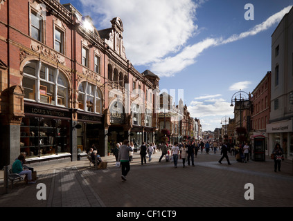 Arcade de comté au centre-ville de Leeds, construit entre 1898 et 1900. Banque D'Images