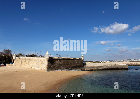 Le Fort de Ponta da Bandeira à Lagos, Portugal. Banque D'Images