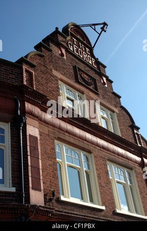 Le George Hotel, le CLAJ next la mer, Norfolk, UK Banque D'Images