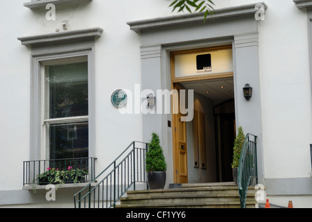 L'entrée de Abbey Road studios, l'emplacement de la plupart des enregistrements des Beatles ainsi que pour de nombreux autres artistes de musique et b Banque D'Images