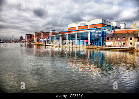 Le Brayford Pool est un lac naturel formé à partir d'un élargissement de la rivière Witham dans le centre de ville de Lincoln Banque D'Images