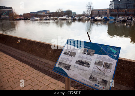 Le Brayford Pool est un lac naturel formé à partir d'un élargissement de la rivière Witham dans le centre de ville de Lincoln Banque D'Images