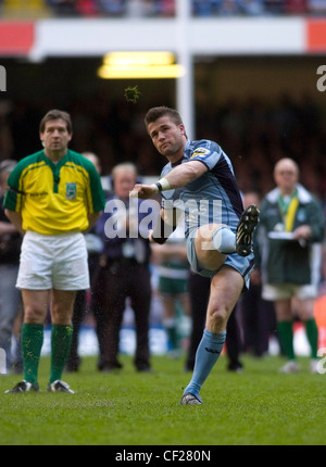 Cardiff Blues Rugby player Ceri Sweeney. Banque D'Images