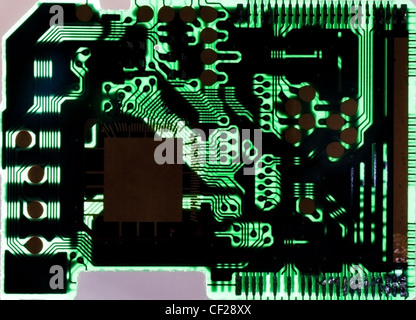 Carte mémoire SD avec couvercles en plastique enlevé Banque D'Images