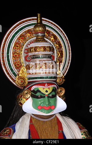 Kadhakali Dance-Drama, un classique du Kerala Banque D'Images