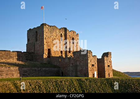 Tynemouth Castle et Gatehouse, North Tyneside Banque D'Images