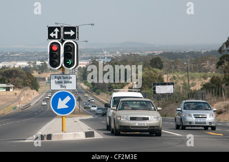 Route N2 à Somerset West Afrique du Sud Banque D'Images