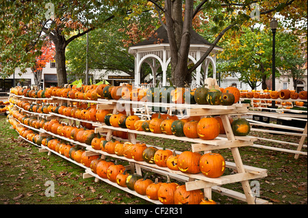 Festival de la citrouille, Keene, Cheshire County, New Hampshire, NH, USA Banque D'Images