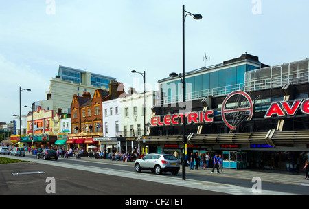 Des salles de jeux sur le front de mer à Southend-on-Sea. Banque D'Images