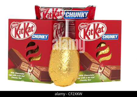 KitKat chunky Oeufs de Pâques Banque D'Images