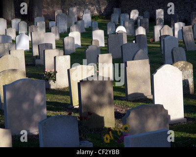 Une grave-cour à Rottingdean Banque D'Images