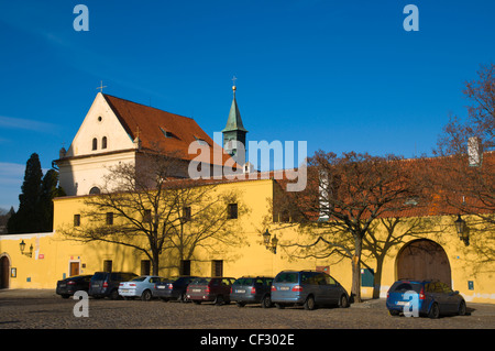 Kapucínů Klášter v Praze dans ancien Kostel Panny Marie Église Andělské Novy Svet quartier Hradcany Prague République Tchèque Europe Banque D'Images