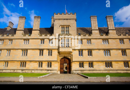 Wadham College fondée en 1610, l'un des 38 collèges constitutifs de l'Université d'Oxford. Banque D'Images