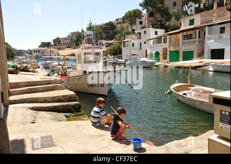 Cala Figuera Majorque Espagne Balierics Banque D'Images