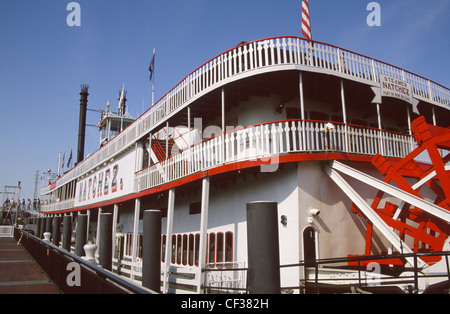 USA New Orleans tour en bateau P/S Natchez Banque D'Images