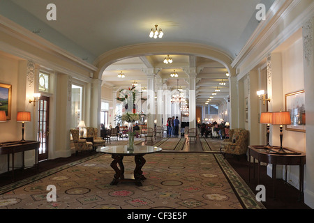 À l'intérieur de l'Omni Mount Washington Hotel, un grand hôtel dans les Montagnes Blanches du New Hampshire, qui a ouvert ses portes en 1902 Banque D'Images