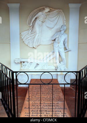 Le Mausolée de Burns à St Michael's kirkyard contient le reste de l'Ecosse poète national Robert Burns (1759-96), son fils, M Banque D'Images