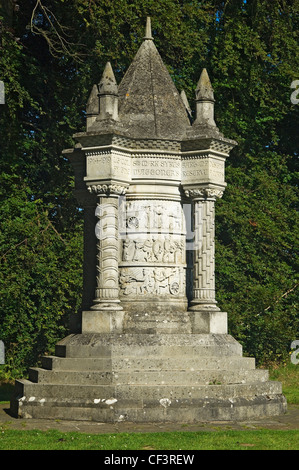 Les plateaux à la mémoire des hommes Waggoners de l'allée Waggoners Réserver qui ont perdu leur vie à la guerre 1914 - 1919. Banque D'Images