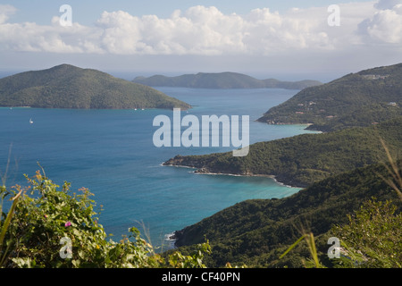 Îles Vierges britanniques des Caraïbes de la côte nord de Tortola Banque D'Images