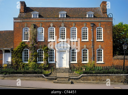 Vue extérieure de Clarence House en Thaxted. Banque D'Images