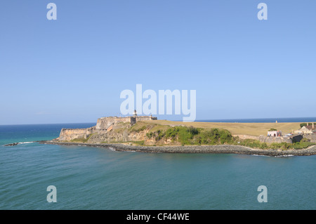 Forteresse El Morro, Puerto Rico Banque D'Images