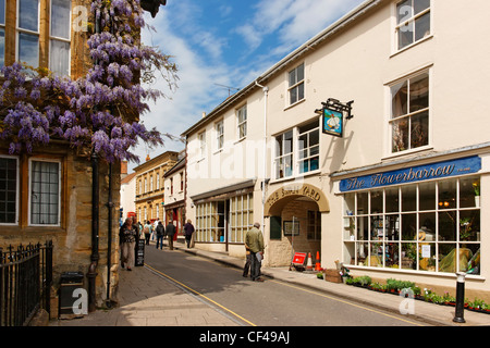 Le Flowerbarrow fleuriste à Sherborne Street bon marché. Banque D'Images