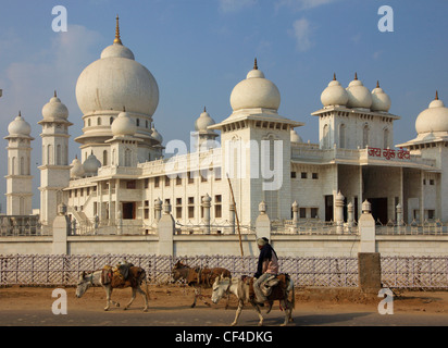 L'Inde, Uttar Pradesh, Mathura, Guru Dev Temple, Banque D'Images