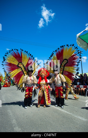 Grand Parade à Aruba pour célébrer le festival Carnaval 58 Banque D'Images