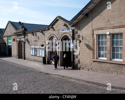 Glossop Gare, Glossop, Derbyshire, Angleterre, RU Banque D'Images