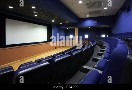 Un écran au Gala Theatre et Cinema à Durham. Banque D'Images