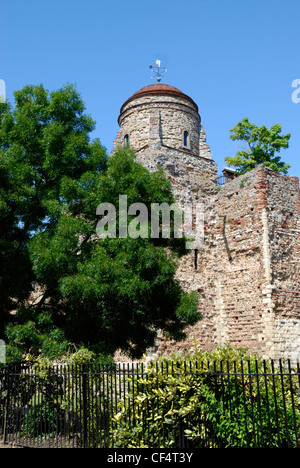 Colchester Castle est maintenant un musée présentant l'histoire de Colchester à partir de l'âge de pierre à la guerre civile. C'est une presque compl Banque D'Images