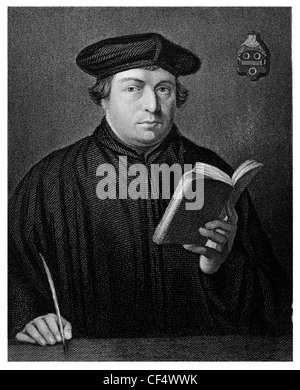 Martin Luther, moine allemand 1546 1483 professeur Réforme Protestante théologie prêtre curé de l'église Banque D'Images