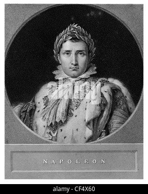 Napoléon Bonaparte Révolution Française politique militaire française Code Napoléon empereur roi souverain Banque D'Images