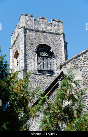 Le 15ème siècle, tour de l'église de St Clement le Martyr, une église qui est devenu inutile dans les années 1960 et est maintenant disponible Banque D'Images