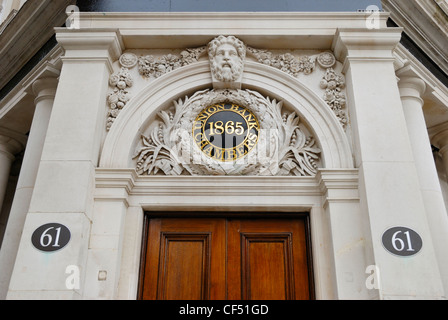 Les chambres de l'Union Bank à 61 Carey Street, près de Chancery Lane WC2. Banque D'Images