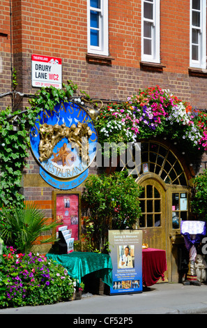 Sarastro Restaurant à Drury Lane, un restaurant orienté turque proposant des spectacles. Banque D'Images