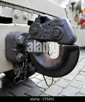 L'attelage de remorquage militaire de l'OTAN - la mise en place. Banque D'Images