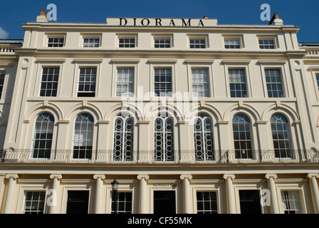 Le Diorama bâtiment dans Park Square Est, près de Regents Park. Banque D'Images