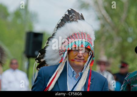 Stand Off le premier ministre du Canada Stephen Harper Banque D'Images