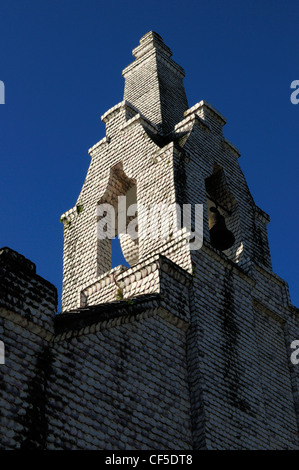 Chapelle de San Caralampio ou Capela das Cunchas est une chapelle couverte de coquilles st Jacques. A Toxa, O Grove, Galice, Espagne Banque D'Images