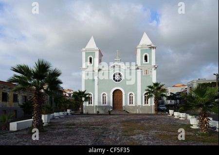 Igreja Nossa Senhora da Conceicao à Sao Filipe, île de Fogo, Cap-Vert, Afrique Banque D'Images