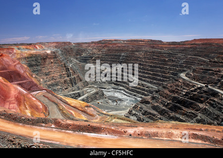 Le Super Pit goldmine à Kalgoorlie-Boulder, Australie occidentale, Australie. Banque D'Images