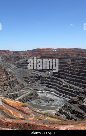 Super Pit goldmine, Boulder, dans l'ouest de l'Australie. Banque D'Images