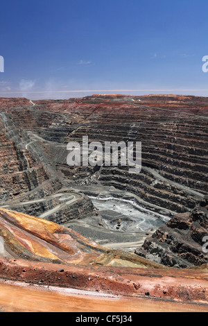 Le Super Pit goldmine à Kalgoorlie-Boulder, dans l'ouest de l'Australie. Banque D'Images