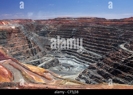 Le Super Pit goldmine à Kalgoorlie-Boulder, dans l'ouest de l'Australie. Banque D'Images