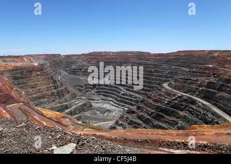 Le Super Pit goldmine à Kalgoorlie-Boulder, dans l'ouest de l'Australie. Banque D'Images