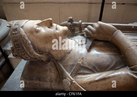 La Cathédrale de Rouen, Normandie France tombe le roi Richard Coeur de lion, Richard II Photo par Glyn Genin Banque D'Images